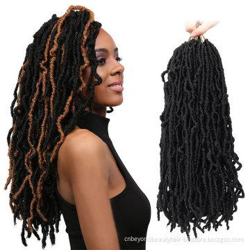 China Factory pre looped Cheaper Nu Faux Locs Hair